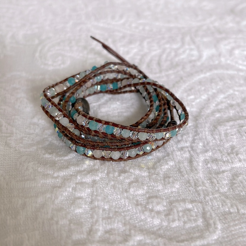 Chan Llu blue wrap bracelet